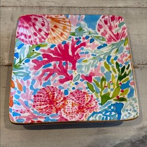Lilly Pulitzer Coral Cay Trinket Dish
